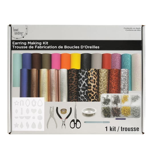 Faux Leather Earring Making Kit by Bead Landing™ Michaels